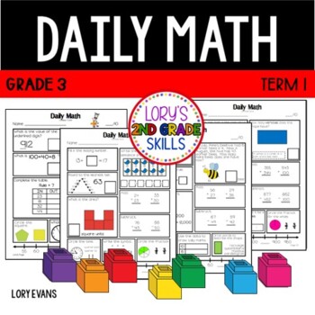 Preview of Daily Math Grade 3 - Term 1