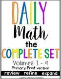 Daily Math Primary Print Bundle Vol. 1-9