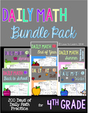 Daily Math Fourth Grade Bundle Pack