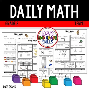 Preview of Daily Math Grade 2 - Term 1