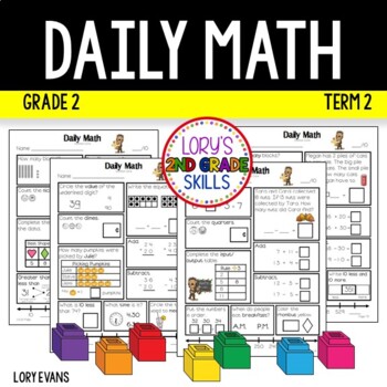 Preview of Daily Math Grade 2 - Term 2