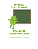 Daily Math Journal for Second Grade Go Math Chapter 2