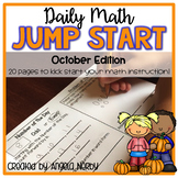 2nd Grade Daily Math Warm Ups: October