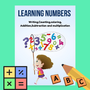 Preview of Daily Math-Learning Kindergarten Number  Worksheets Counting & Numbers 1 to 100