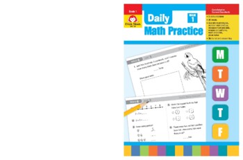 Preview of Daily Math Practice, Grade 1 - Teacher's Edition, E-book