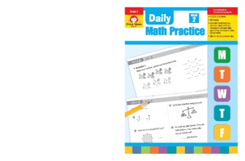 Preview of Daily Math Practice, Grade 2 - Teacher's Edition, E-book