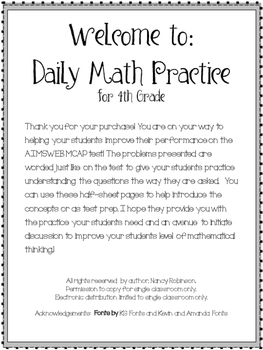 daily math practice grade 6 25