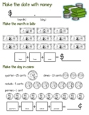 Daily Math Practice: Make the date with money!