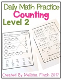 Daily Math Practice for Students with Autism- Level 2/Coun
