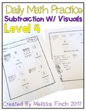 Daily Math Practice for Students with Autism- Level 4/Subt