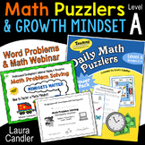 Word Problems - Daily Math Puzzlers Level A (and Webinar)