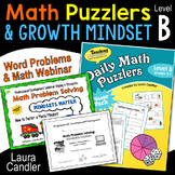Word Problems - Daily Math Puzzlers Level B (and Webinar)