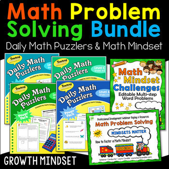 Preview of Math Problem Solving Bundle (Save 40%!)
