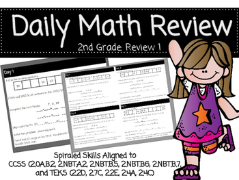 Preview of Daily Math Review