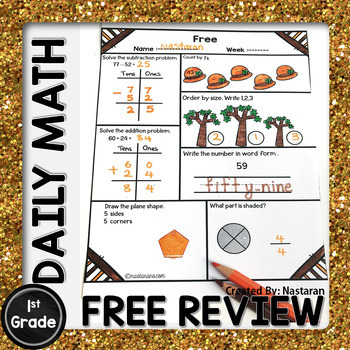 Daily Math Review Free By Nastaran Teachers Pay Teachers - 