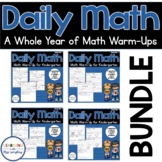 Daily Math Review KINDERGARTEN BUNDLE