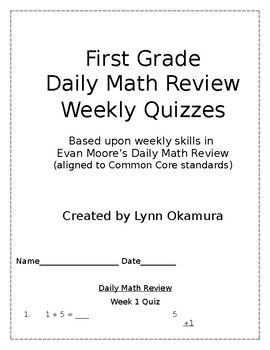 Preview of Daily Math Review Quizzes