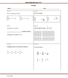 Daily Math Review Set 17 Grade 4(Includes Teacher Exemplar)