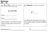 Daily Math Review Template (Editable w/Examples!)