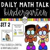 Daily Math Talks | Kindergarten Number Talks Set 2