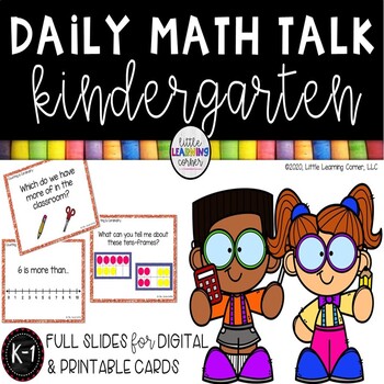 Preview of Daily Math Talks - Kindergarten Number Talks