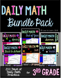 Daily Math Third Grade Bundle Pack