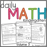 Daily Math Volume 3 Kindergarten