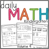 Daily Math Volume 9 Kindergarten