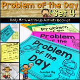 Daily Math Warm Up Activity Booklet: Problem of the Day - Set 4
