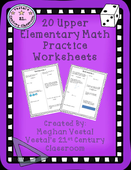 Preview of Upper Elementary Math Warm Ups