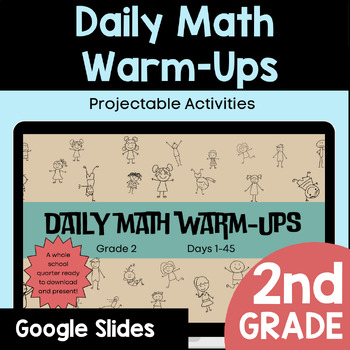 Preview of Daily Math Warm-Ups Digital Classroom Number Talks & Story Problems 1-45