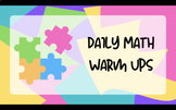 Daily Math Warm Ups- Rounding 