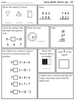 Math for Second Grade-Third Trimester by Shelly Sitz | TpT