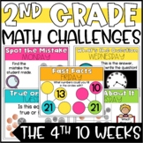 Daily Math Challenges for 2nd Grade - Set Four