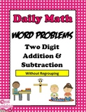 2 Digit Addition and Subtraction Word Problems