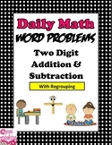 Word Problems for 2 Digit Addition and Subtraction