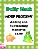 Word Problems for Addition and Subtracting Money