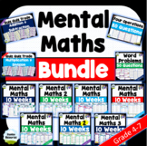 Daily Mental Maths Classroom Bundle | Full Year! | Grades 
