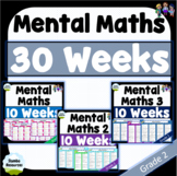 Daily Mental Maths Bundle | Grade 2 | NO PREP
