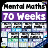 Daily  Mental Maths | Grade 3, 4 & 5 | FULL YEAR | Bundle