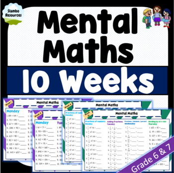 daily mental maths teaching resources teachers pay teachers