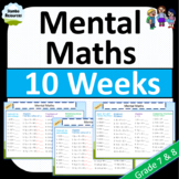 Daily Mental Maths | Grade 7 & 8 | NO PREP