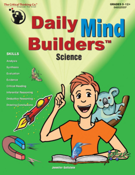 Preview of Daily Mind Builders: Science eBook - Quick, Fun Brain Energizers for Grades 5+