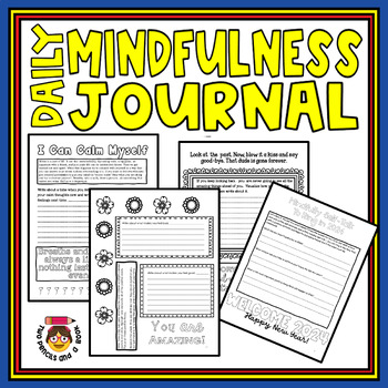 Preview of Daily Mindfulness Warm-Ups / Growth Mindset Journal