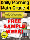 FREE | Daily Morning Math | Daily Math Practice | Grade 4 