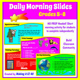 Daily Morning Slides to Activate Student Thinking!