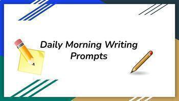 Preview of Daily Morning Writing Prompts
