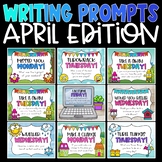 Daily Morning Writing Prompts and Journals for April