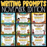 Daily Morning Writing Prompts and Journals for November