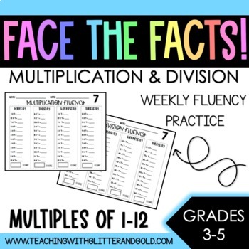 Preview of Daily Multiplication and Division Math Facts Practice